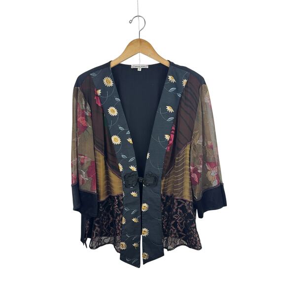 VTG Spencer Alexis Patchwork Kimono - Picture 1 of 7